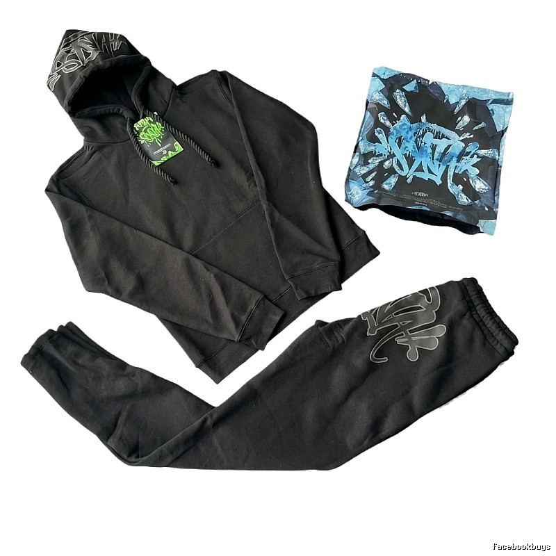 SynaWorld trendy and cool style black suit
