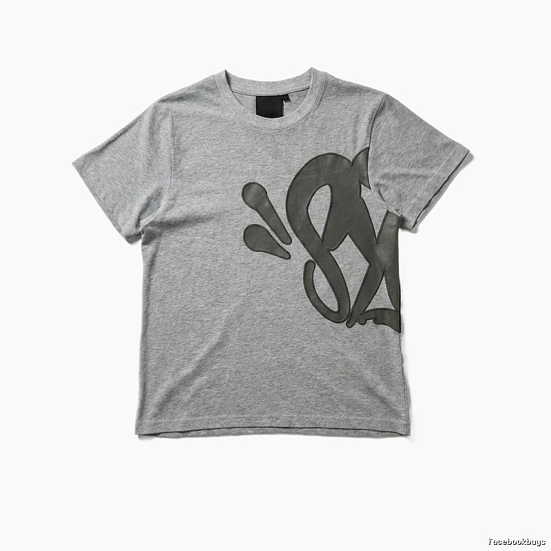 SynaWorld Trendy and Cool Style Gray T-shirt