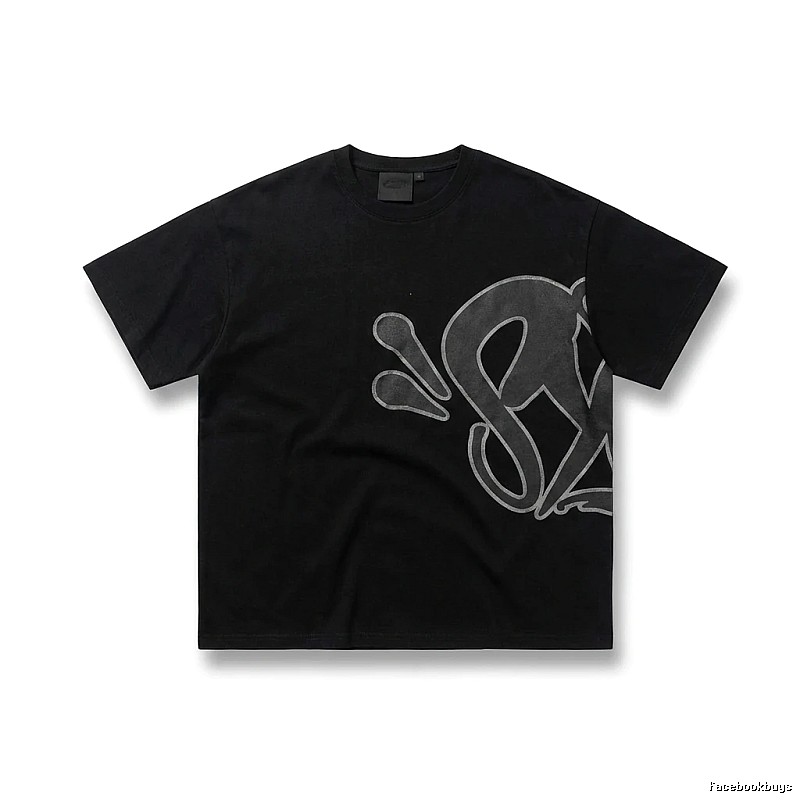 SynaWorld Trendy Black T-shirt