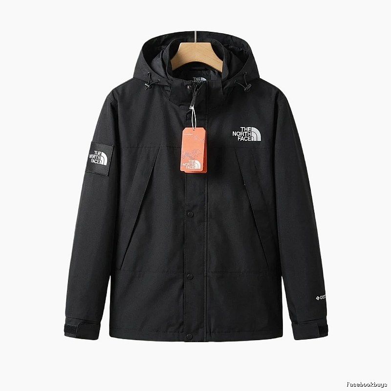 The North Face outdoor-style black coat