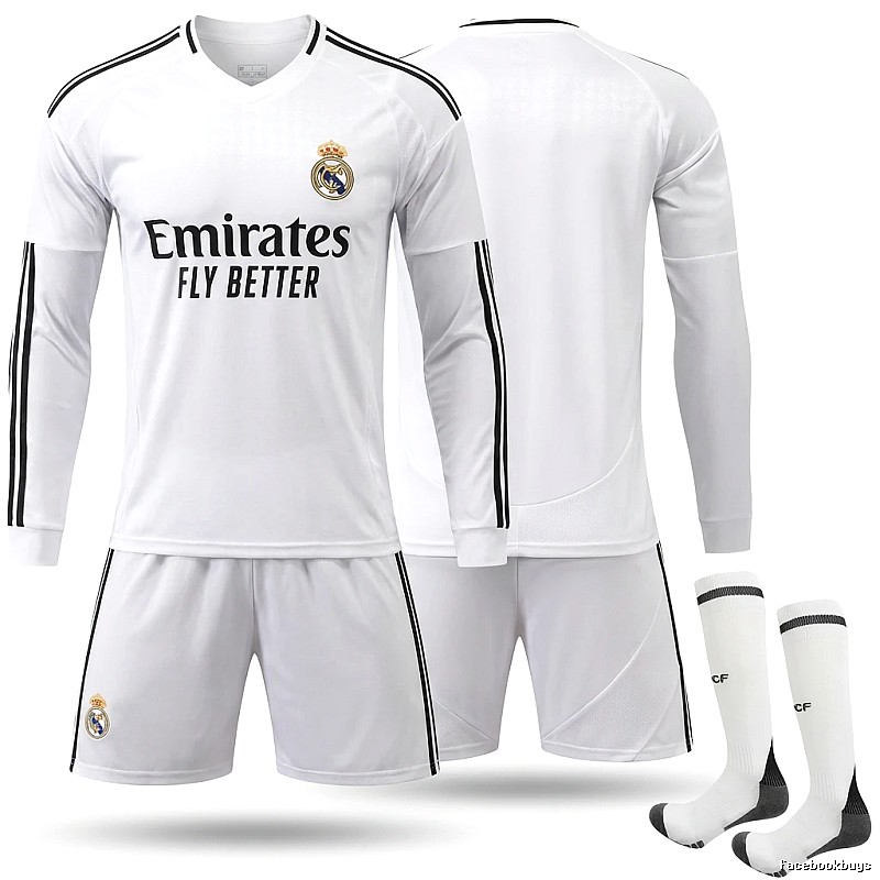 The white sporty jersey of Real Madrid.