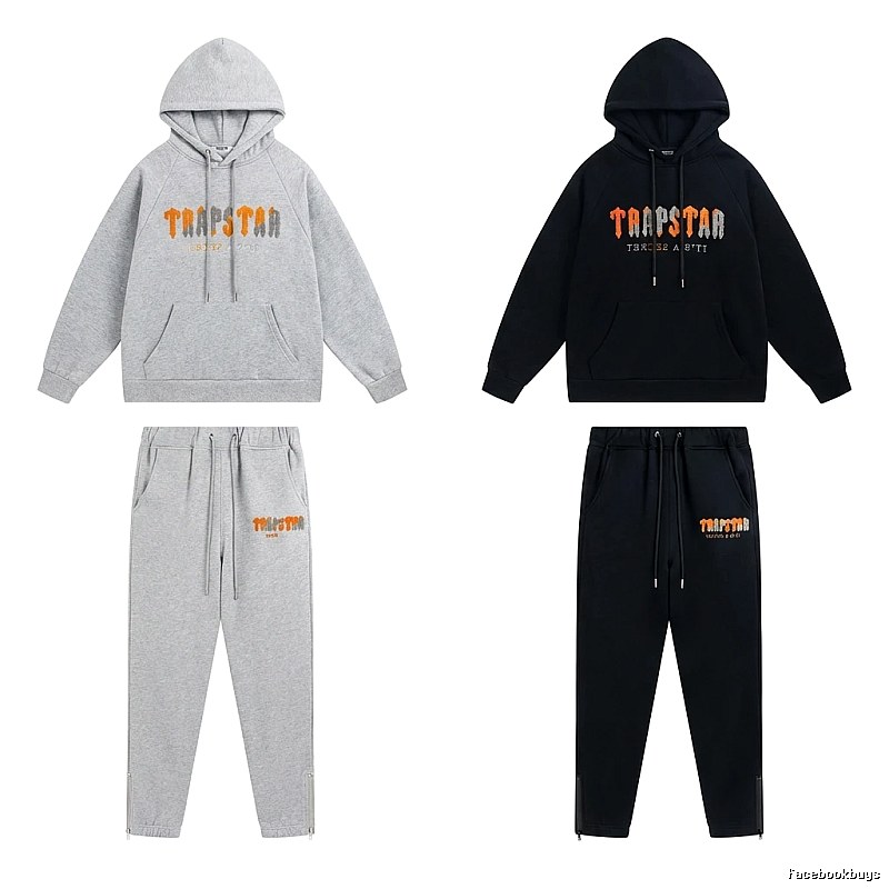 Trapstar Printed Streetwear Set (Grey/Black)