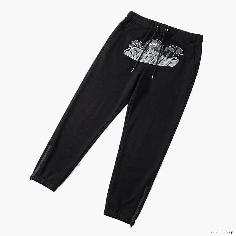Trapstar Printed Trendy Black Sweatpants