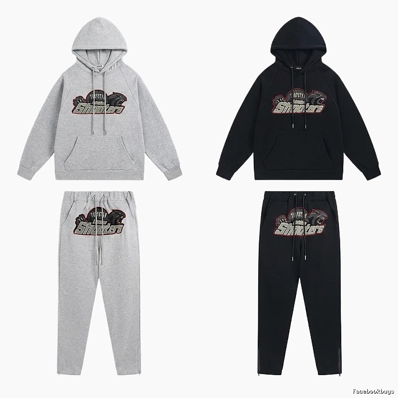 Trapstar sporty grey/black suit set