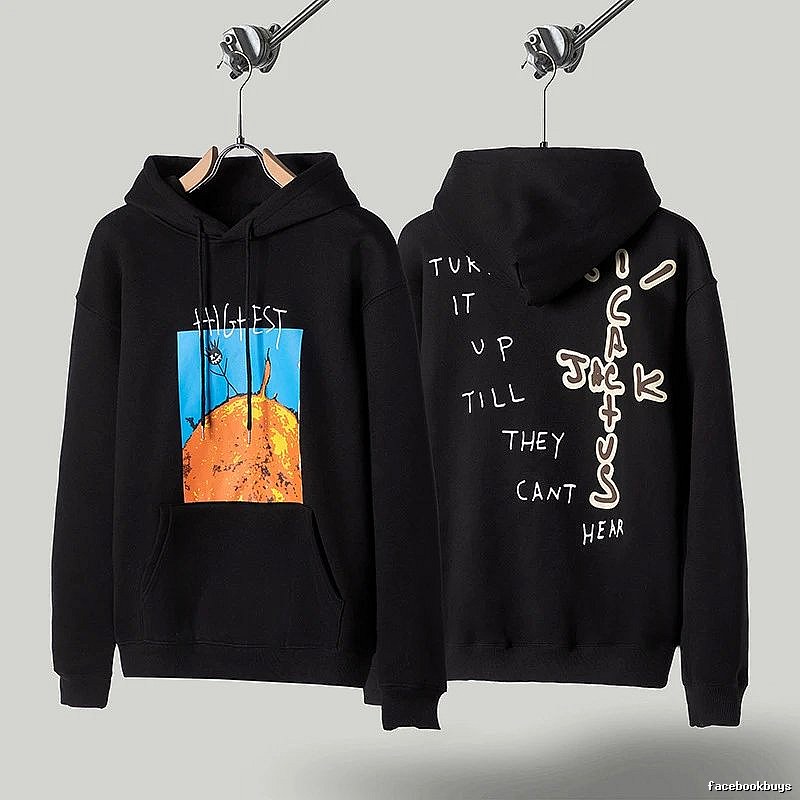 Travis Scott Lightweight Graphic hoodie Green Printed Graphics for Trend Styling