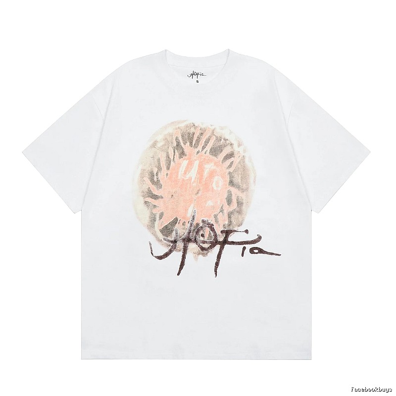 Travis Scott Travel Graphic T-shirt Brown Travis Scott with Soft Visual Tone
