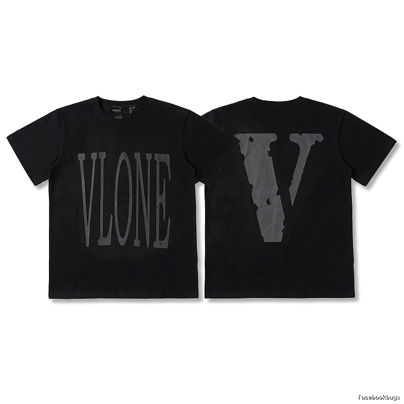 Vlone minimalist style black T-shirt